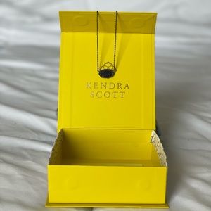 Kendra Scott Black drusy necklace